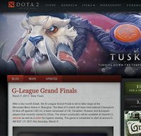 dota2.com screenshot