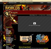 dragonfable.com screenshot