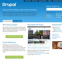 drupal.org screenshot