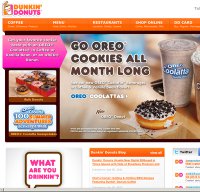 dunkindonuts.com screenshot