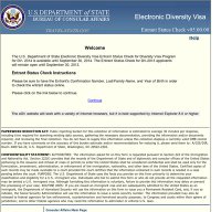 dvlottery.state.gov screenshot