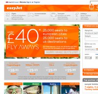 easyjet.com screenshot