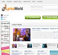 elyricsworld.com screenshot