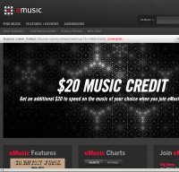 emusic.com screenshot