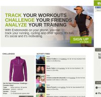 endomondo.com screenshot