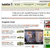 englishclub.com screenshot