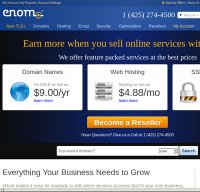 enom.com screenshot