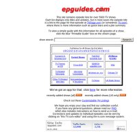 epguides.com screenshot