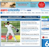 espncricinfo.com screenshot