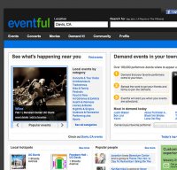 eventful.com screenshot