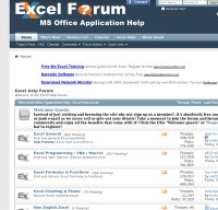 excelforum.com screenshot