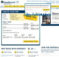 expedia.co.uk screenshot