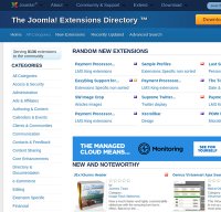 extensions.joomla.org screenshot