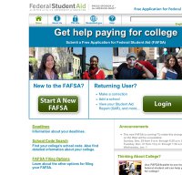 fafsa.ed.gov screenshot