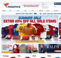 fanatics.com screenshot