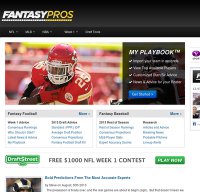 fantasypros.com screenshot