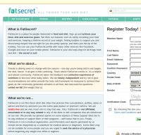 fatsecret.com screenshot