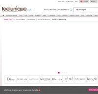 feelunique.com screenshot