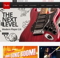 fender.com screenshot