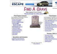 findagrave.com screenshot