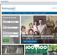 findmypast.com screenshot