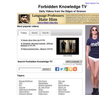 forbiddenknowledgetv.com screenshot