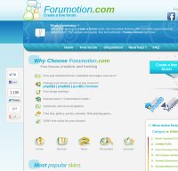 forumotion.com screenshot