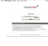 freakshare.com screenshot