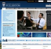 fullerton.edu screenshot