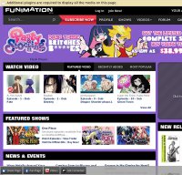 funimation.com screenshot