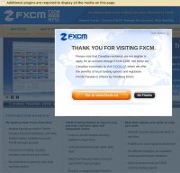 fxcm.com screenshot