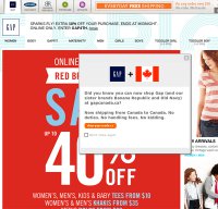 gap.com screenshot