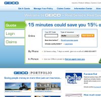 geico.com screenshot