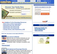 genealogy.com screenshot