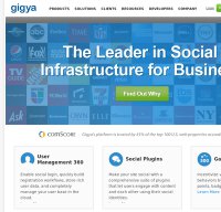 gigya.com screenshot