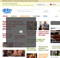 globo.com screenshot