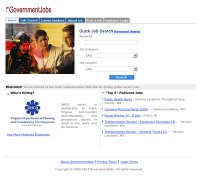 governmentjobs.com screenshot