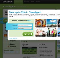 groupon.co.in screenshot