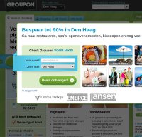 groupon.nl screenshot