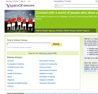 groups.yahoo.com screenshot