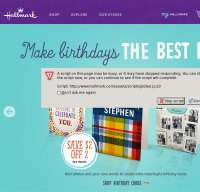 hallmark.com screenshot