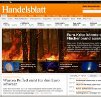 handelsblatt.com screenshot