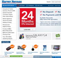 harveynorman.com.au screenshot