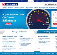 hdfcbank.com screenshot