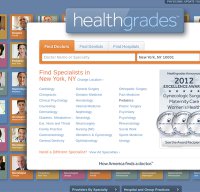 healthgrades.com screenshot