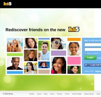 hi5.com screenshot