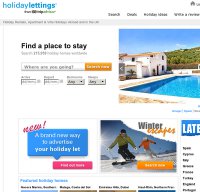 holidaylettings.co.uk screenshot