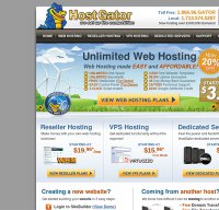 hostgator.com screenshot