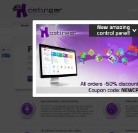 hostinger.co.uk screenshot