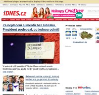 idnes.cz screenshot